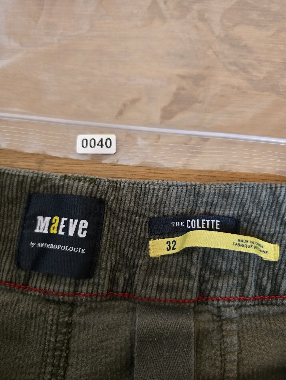 Maeve Colette Corduroy Crop Wide-Leg Pants 32 Retro - Picture 6 of 13
